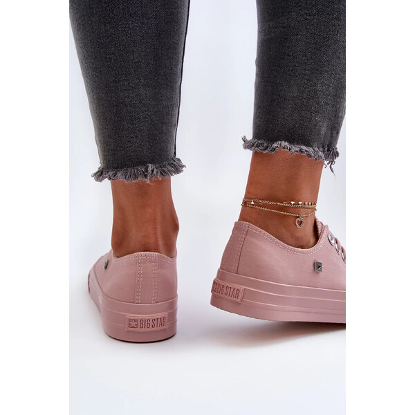 Big Star Shoes Dámske klasické tenisky Big Star - ružové 57058345