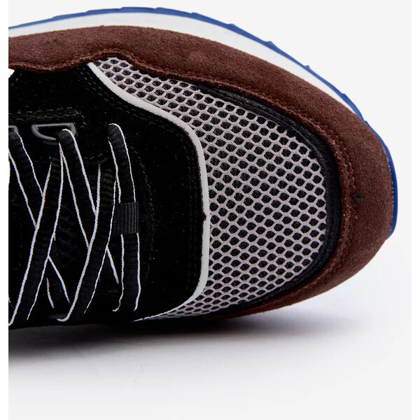 Big Star Shoes Pánske tenisky Big Star Memory Foam System Brown-Black 57058339