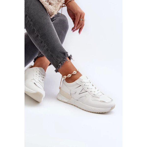 Kesi Dámske tenisky z ekokože Kaimans bielej farby 57058407