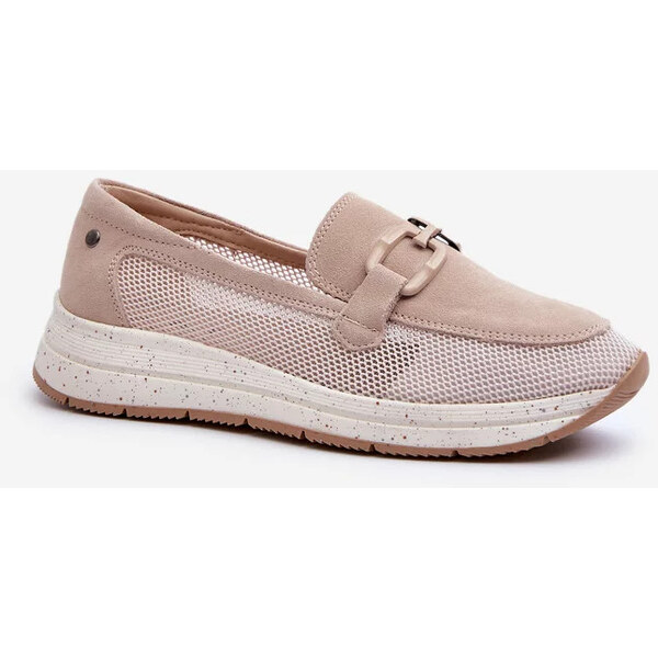 Kesi Dámske semišové mokasíny D&A Beige 57058527