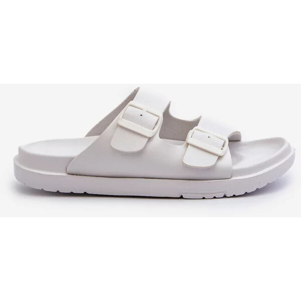 Big Star Shoes Ľahké pánske papuče s prackami Big Star White 57164282
