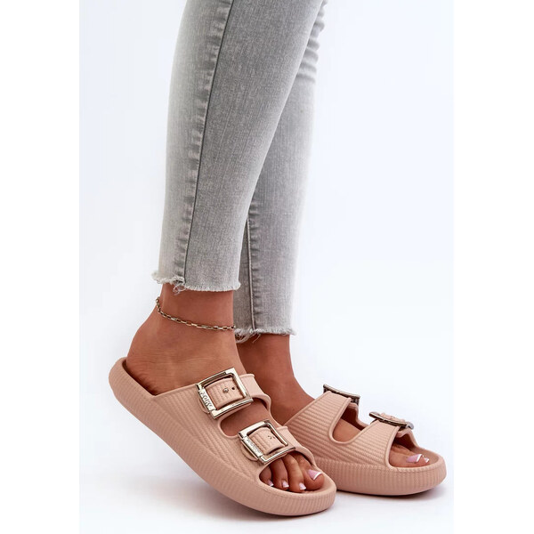 Kesi Ľahké dámske papuče ZAXY Beige 57164321