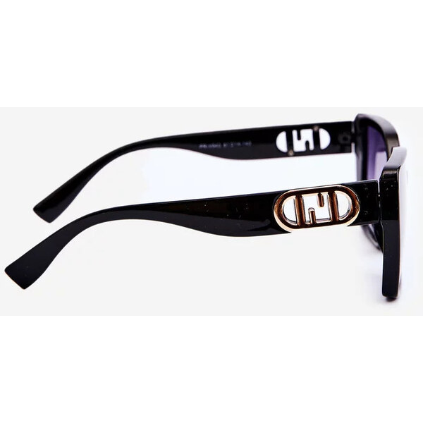 Kesi Dámske slnečné okuliare s ozdobnými detailmi UV400 čierne 58208579