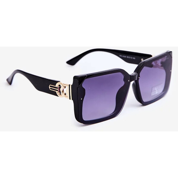 Kesi Dámske štvorcové slnečné okuliare UV400 čierne 58208541