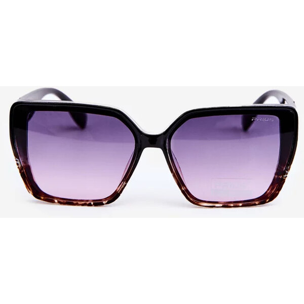 Kesi Dámske slnečné okuliare s ozdobnými detailmi UV400 čierno-hnedé 58208581