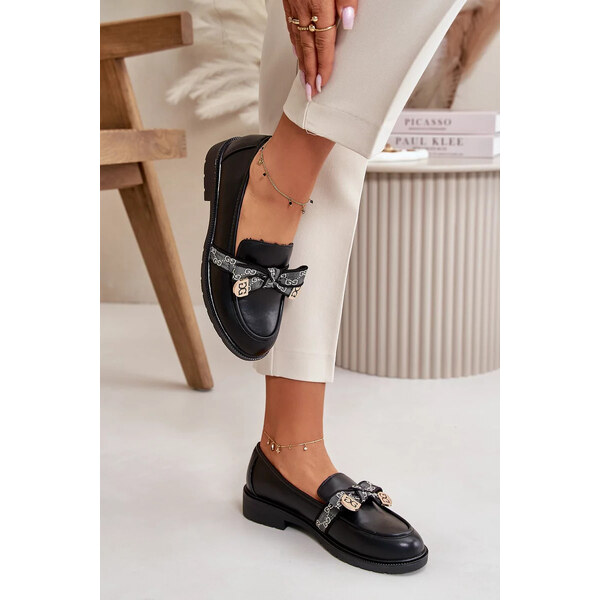 Kesi Dámske mokasíny s S.Barski Black 57826248