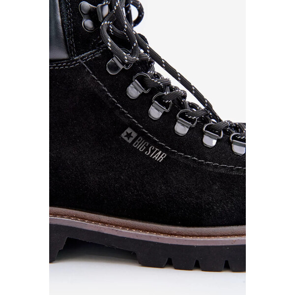 Big Star Shoes Semišové zateplené členkové topánky Pánske Big Star Hi 57826465