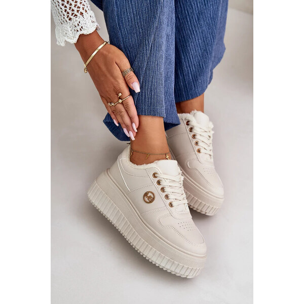 Kesi Športové tenisky Dámska zateplená obuv na pevnej podrážke 62339637