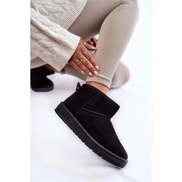 Big Star Shoes Dámske teplé snežnice Big Star KK274288 Black 58235056