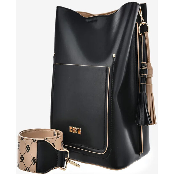 Big Star Shoes Dámska kabelka z eko kože Big Star Black 62267301