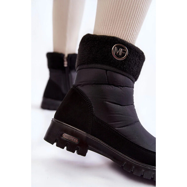 Kesi Dámske módne zateplené snežnice Progress PROGJ-21-13 Black 62316887