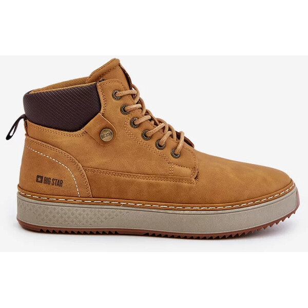 Big Star Shoes Šnurovacie pánske členkové topánky Big Star Hi-Poly 62317180