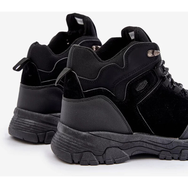 Kesi Zateplené pánske trekingové topánky Lace-up Black Zerista 62317182