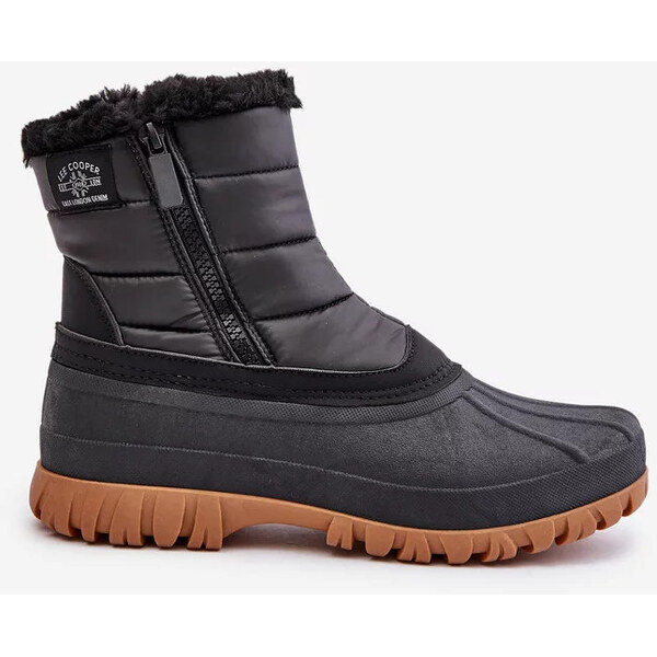 Kesi Dámske kožené zateplené snežnice Lee Cooper LCJ-24-44-2866 Black 62317203