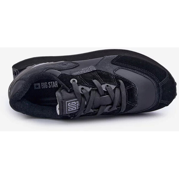 Big Star Shoes Pánske kožené tenisky Big Star OO174297 Hi-Poly System 64861310