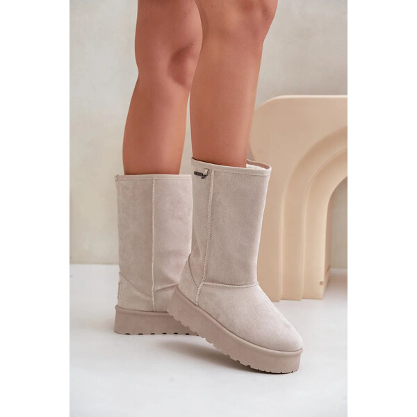 Big Star Shoes Snežnice s vysokou platformou Big Star OO274894 Light 64541221