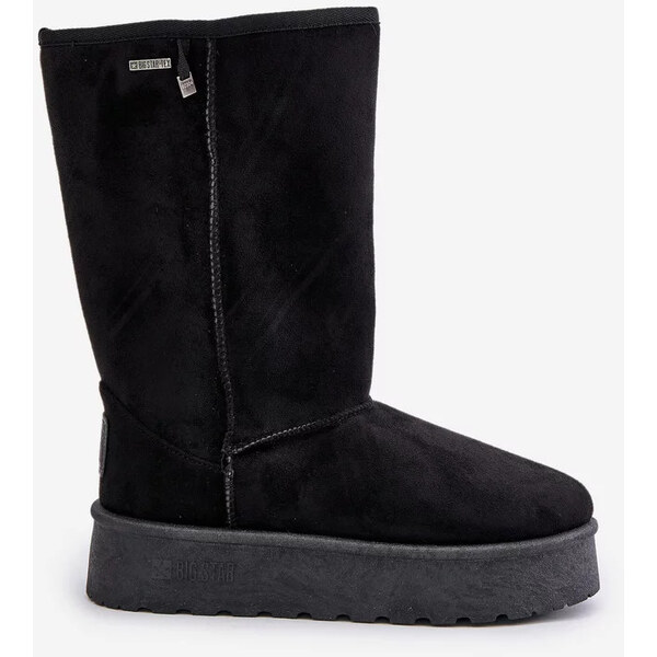 Big Star Shoes Vysoké tenisky na platforme Big Star OO274895 Black 64541222