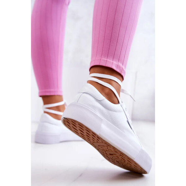 Kesi Tenisky na platforme Lee Cooper LCW-22-31-0884L White 64829637