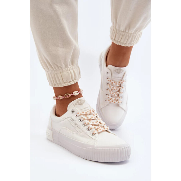 Kesi Dámske tenisky Lee Cooper White 55678135