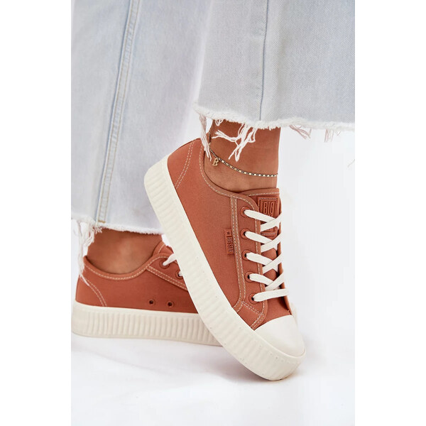 Big Star Shoes Dámske plátenné tenisky na platforme Big Star - 64541502