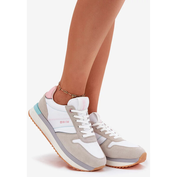 Big Star Shoes Dámske semišové tenisky Big Star HI-POLY SYSTEM - 64541507