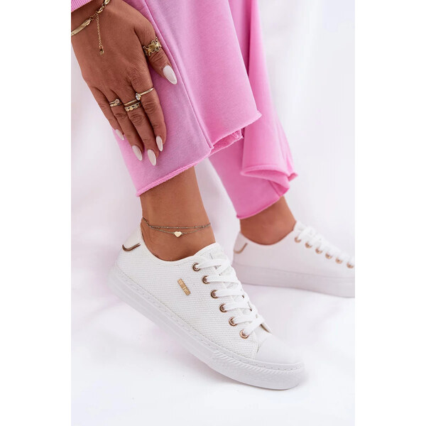 Big Star Shoes Dámske plátenné tenisky Big Star - biele 64541523