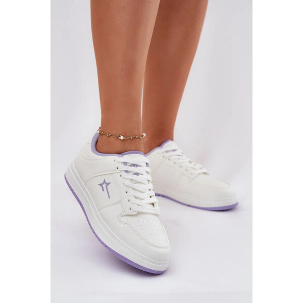 Big Star Shoes Dámske tenisky Big Star HI-POLY SYSTEM - bielo-fialové 64541576