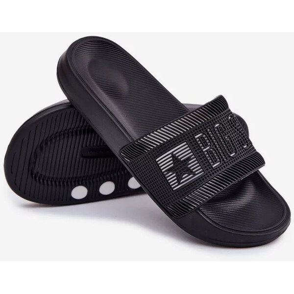 Big Star Shoes Pánske papuče Big Star - čierne 65445987