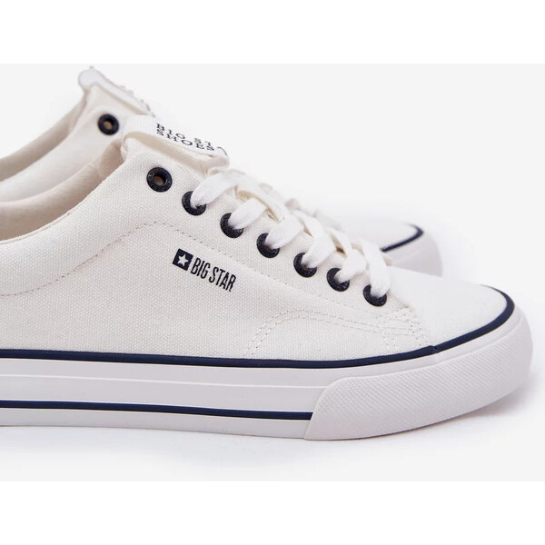 Big Star Shoes Pánske nízke tenisky Big Star - biele 64729126