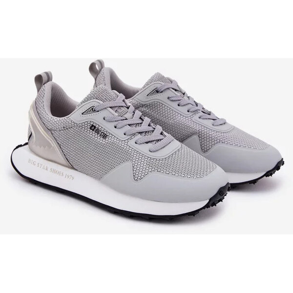 Big Star Shoes Pánske tenisky na platforme Big Star HI-POLY SYSTEM - 64729136