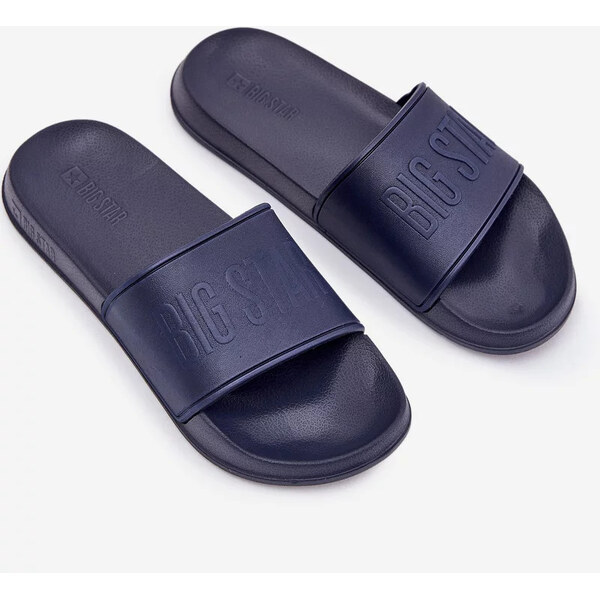 Big Star Shoes Pánske ľahké penové papuče Big Star - tmavomodré 65445977