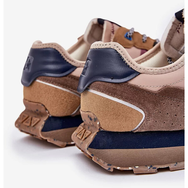 Big Star Shoes Pánske semišové tenisky na platforme Big Star - béžové 64729155