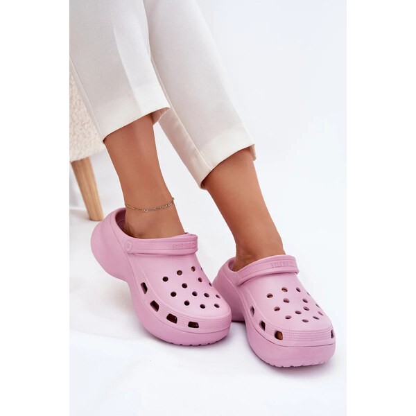 Big Star Shoes Dámske penové papuče Big Star - ružové 64729401