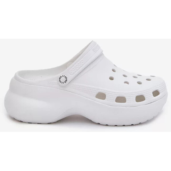 Big Star Shoes Dámske penové papuče Big Star - biele 64729402