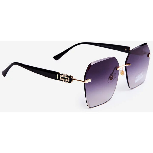 Kesi Dámske slnečné okuliare s UV filtrom čierno-zlaté 58208551