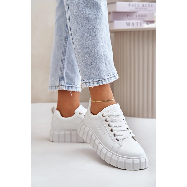 Big Star Shoes Zateplené dámske tenisky Big Star White 65448145