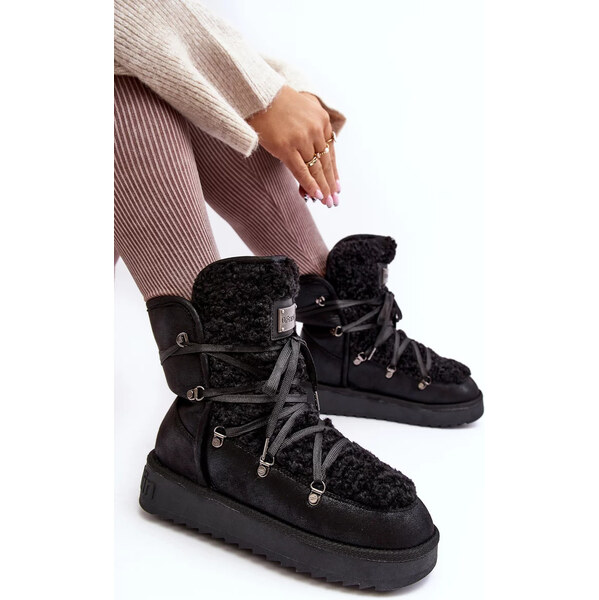 Kesi Nepremokavé topánky na platforme D.Franklin black 65955300