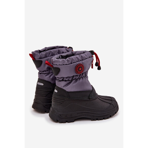 Big Star Shoes Detské zimné topánky Big Star - sivo-čierne 65955436