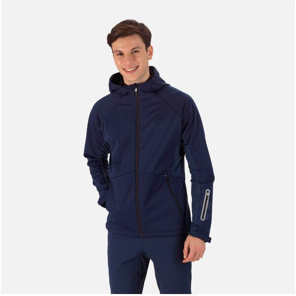 ROSSIGNOL Softshellová mikina Jkt navy blue pánska bunda 66086899