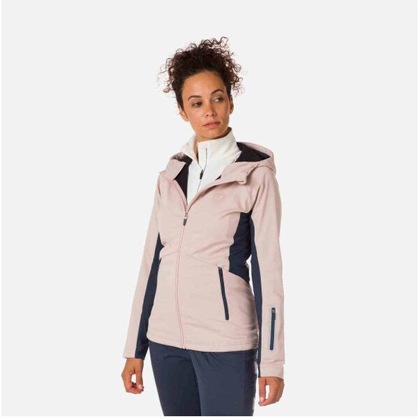 ROSSIGNOL W Softshellová mikina s kapucňou Jkt pink 65955865
