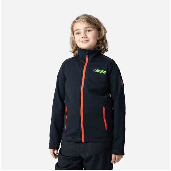 ROSSIGNOL Mikina Boy Hero Fz Clim čierna 65955868