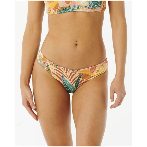 RIP CURL Brazilian Soul Revo Cheeky zeleno-žlté plavkové nohavičky 65956004