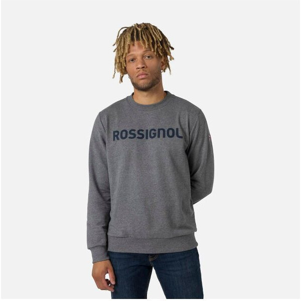 Rossignol LOGO SWEAT RN FL mikina šedá 65956070
