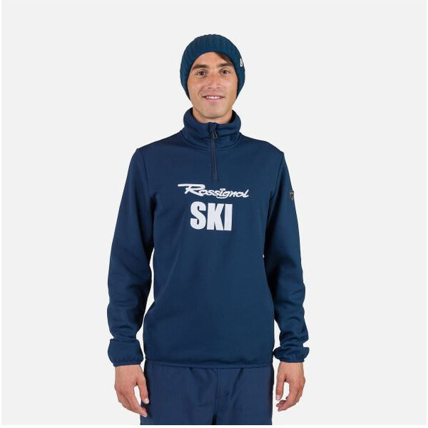 Rossignol Signature Ski Hz Fleecová mikina tmavomodrá 65956107