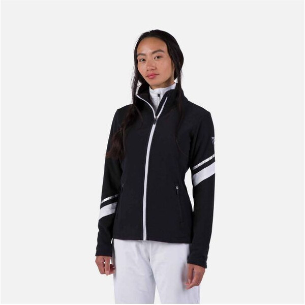 Rossignol W Strawpile Fleece Fz Mikina Black 65956114