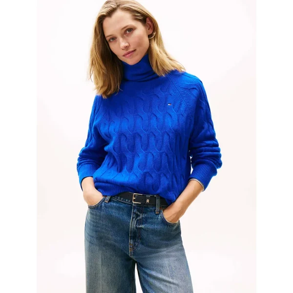 Tommy Hilfiger Vlnený rolák | Loose fit 65954921