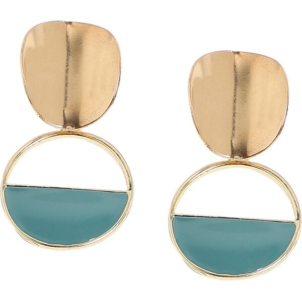 SOHI Náušnice Archana modrá / zlatá 65966482