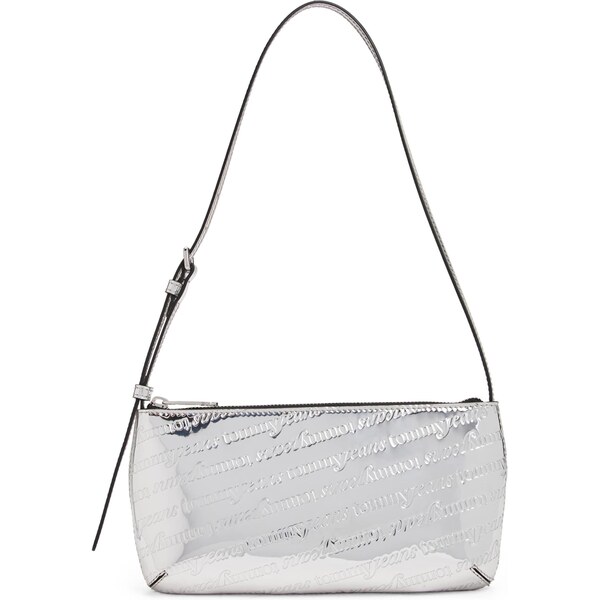 Tommy Jeans Kabelka na rameno MUST striebornosivá 65966689