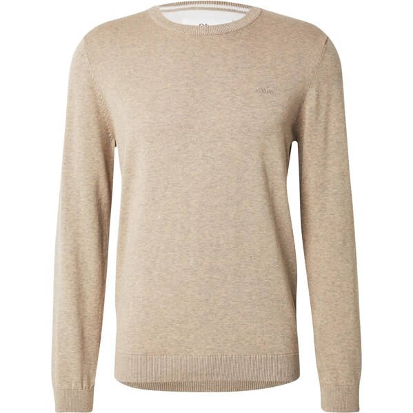 s.Oliver Sveter béžová melírovaná 65966745