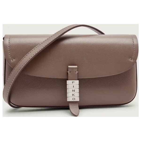 Pinko Kožená crossbody kabelka SADDLE 65932842